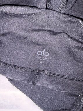 Alo black biker shorts